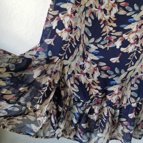 Indikah by Angel biba Floral Dress NWT - Picture 13 of 16